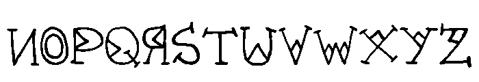 Lobo Suelto Cordero Ata Regular Font LOWERCASE