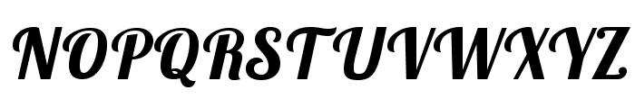 LobsterTwo-BoldItalic Font UPPERCASE