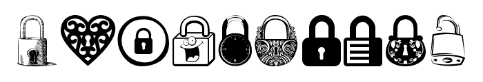 Lock Font OTHER CHARS