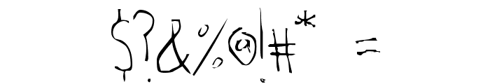 Lockjaw Font OTHER CHARS