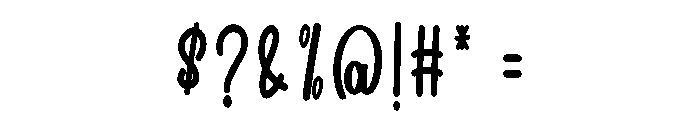 Logbook Font OTHER CHARS