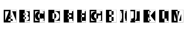LogoHalfnHalf Font UPPERCASE