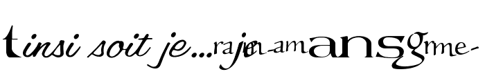 LogosMylneFarmerRegular Font LOWERCASE