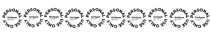 Lokanova Personal Use Font OTHER CHARS