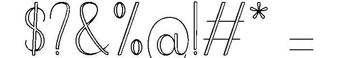 Lolita Font OTHER CHARS