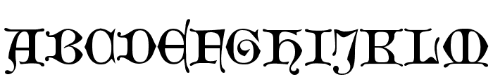 Lombardina Two Font UPPERCASE