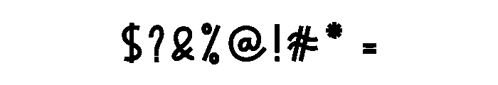 London Melody Font OTHER CHARS