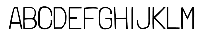 LondrinaThin-Regular Font UPPERCASE