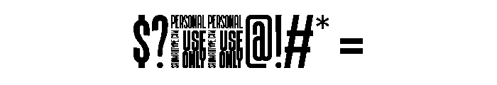Lonedruida_Personal_Use Font OTHER CHARS
