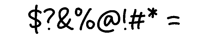 Lonely Path Font OTHER CHARS