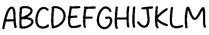Lonely Path Font UPPERCASE