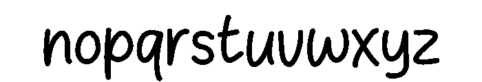 Lonely Path Font LOWERCASE