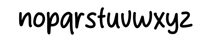 Lonely Study Font LOWERCASE