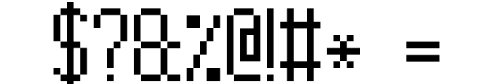Long Pixel-7 Font OTHER CHARS