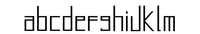 Longatta Regular Font LOWERCASE