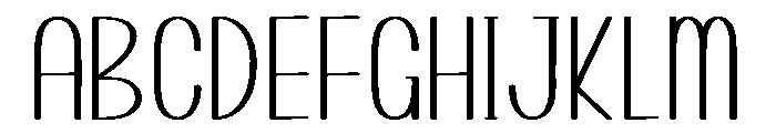 Longhair1 Font UPPERCASE