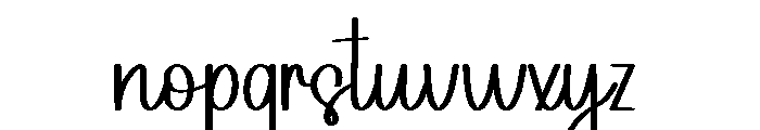Longhair1 Font LOWERCASE