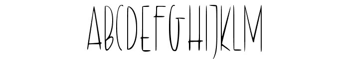 Longy Regular Font UPPERCASE