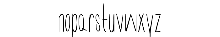 Longy Regular Font LOWERCASE