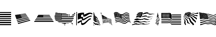 Look for America Font UPPERCASE