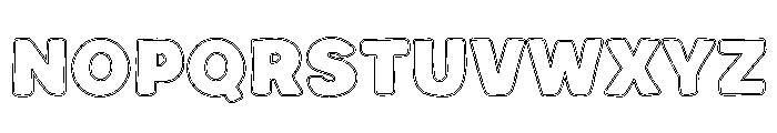 Loop Line Font UPPERCASE