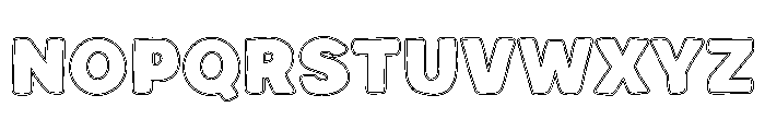 Loop Line Font LOWERCASE