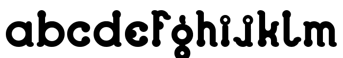 Looper Regular E. Font LOWERCASE