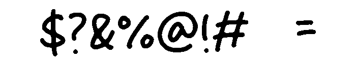 Looply Marker Font OTHER CHARS