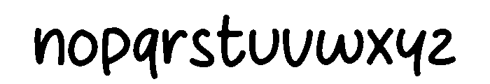 Looply Marker Font LOWERCASE