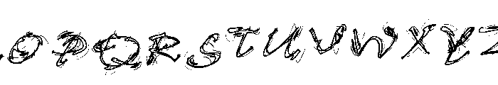 Loose Ends Font UPPERCASE