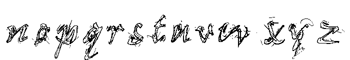 Loose Ends Font LOWERCASE