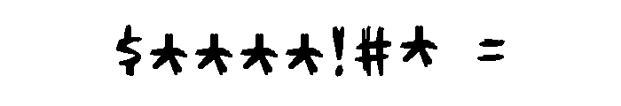 Loppemarked 3 DEMO Regular Font OTHER CHARS