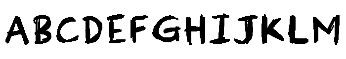 Loppemarked 3 DEMO Regular Font UPPERCASE