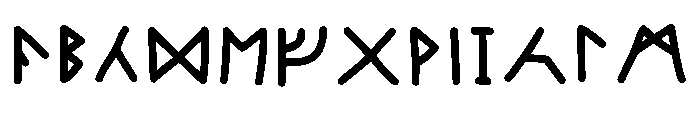 Lordrunic Regular Font UPPERCASE
