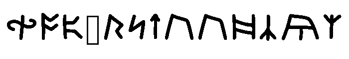 Lordrunic Regular Font UPPERCASE