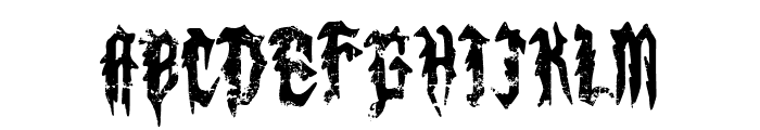 Lords of Dark Metal Font UPPERCASE