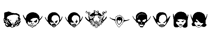 Los Piojos Dingbats Regular Font OTHER CHARS
