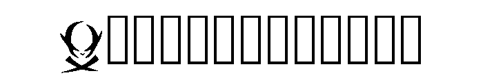 Los Piojos Dingbats Regular Font UPPERCASE