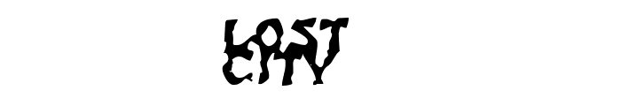 Lost CityRegular Font OTHER CHARS