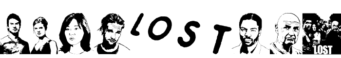 Lost Forever Font LOWERCASE