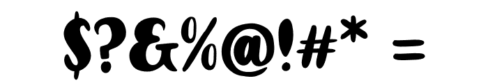 Lost Writting Font OTHER CHARS