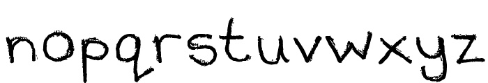 Lost and Found Font LOWERCASE
