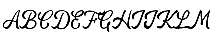 Lostmoond Free Font Regular Font UPPERCASE