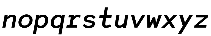 Lotion Bold Italic Without Ligatures Font LOWERCASE