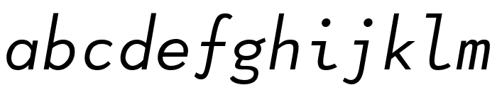 Lotion Italic Without Ligatures FONT
