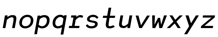 Lotion SemiBold Italic Without Ligatures Font LOWERCASE