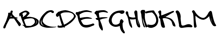 LotteByRue-Regular Font LOWERCASE