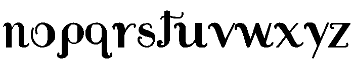 Louie's Font Font LOWERCASE