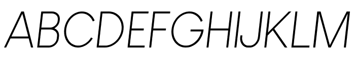 Louis George Caf? Light Italic Font UPPERCASE