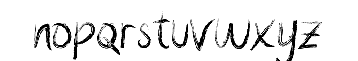LousianaBrush Font LOWERCASE
